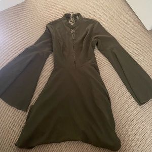 Hello Molly green skater dress